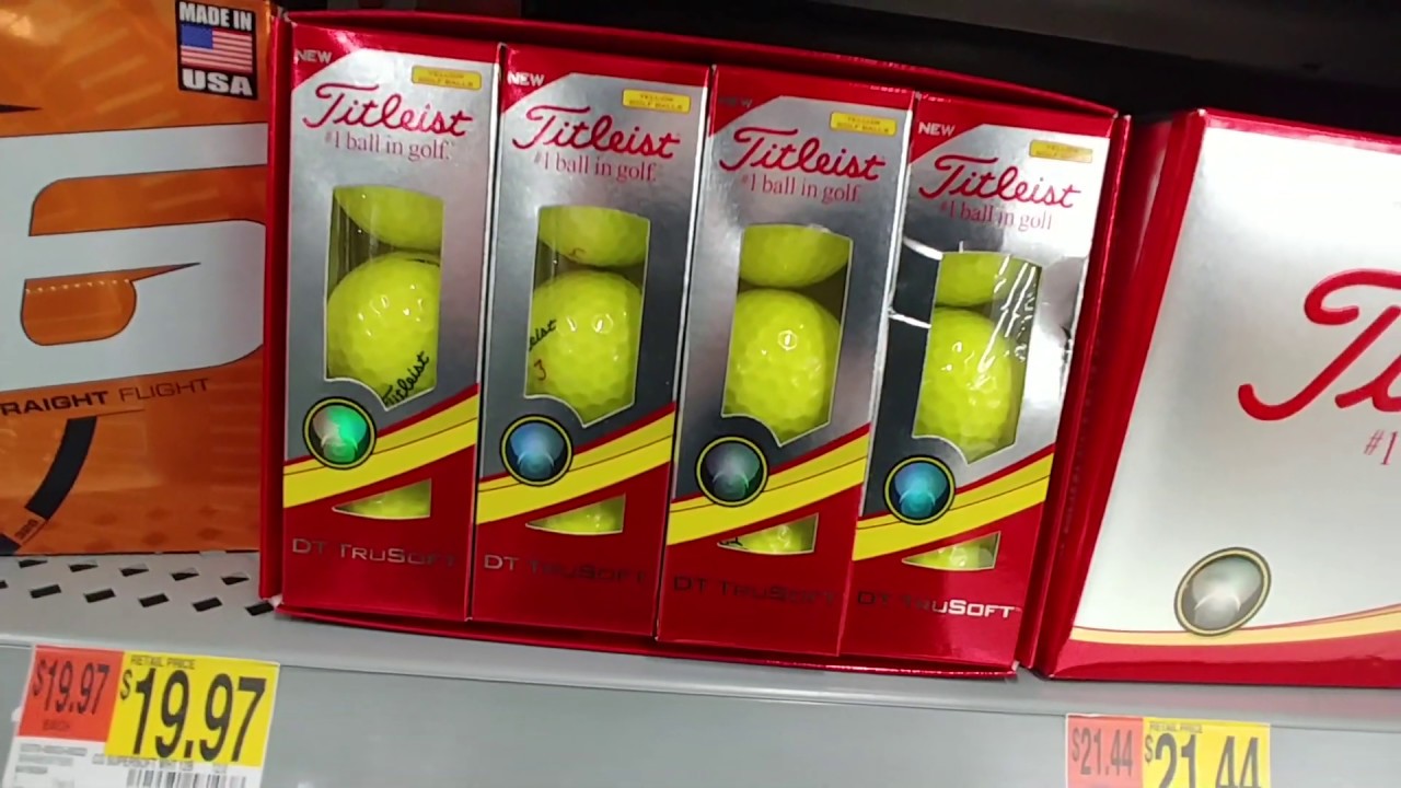 Golf Balls At Walmart - Jan. 2019