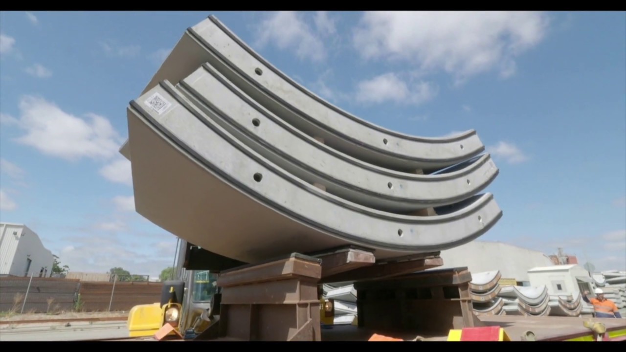 Forrestfield-Airport Link: Tunnel segment production at Forrestfield facility (April 2019)
