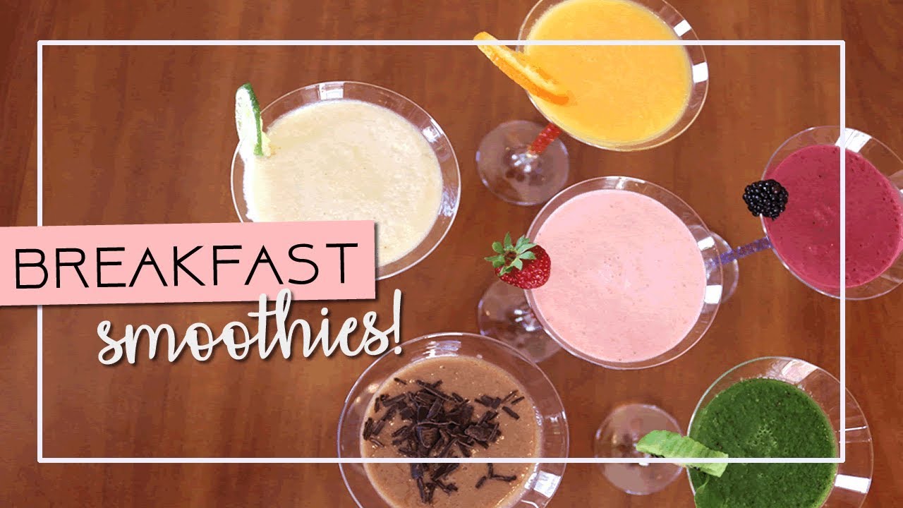 ΙΔΕΕΣ ΓΙΑ ΥΓΙΕΙΝΑ ΠΡΩΙΝΑ SMOOTHIES! ❤️