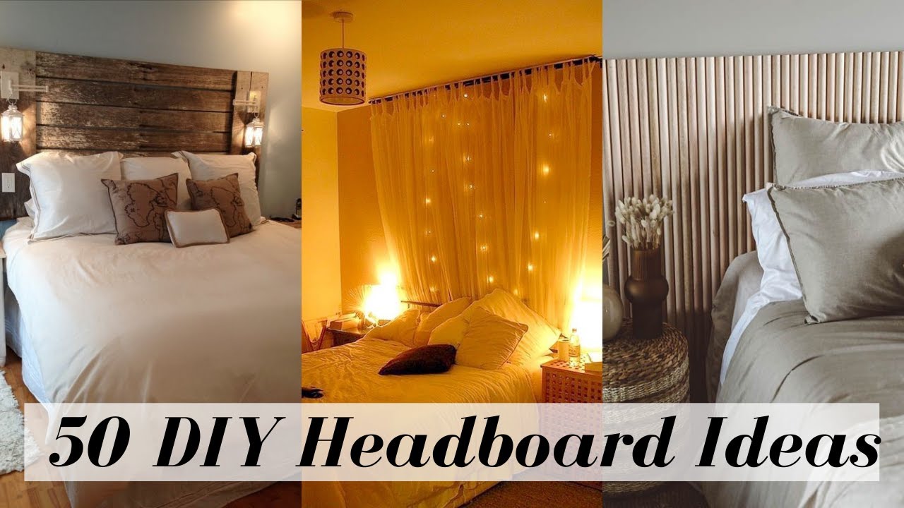 Easy DIY Headboard Ideas for Your Bedroom Makeover - YouTube