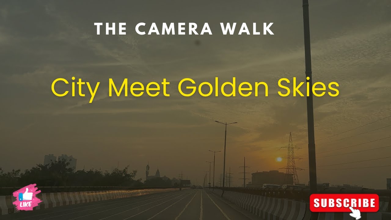 City meet Golden Skies 🌌 | 