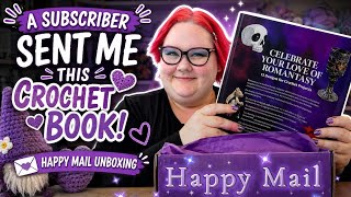 📚 A Subscriber Sent Me This Crochet Book! 💜 Happy Mail Unboxing