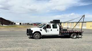 2009 Ford F350 XL Gin Pole Winch Truck
