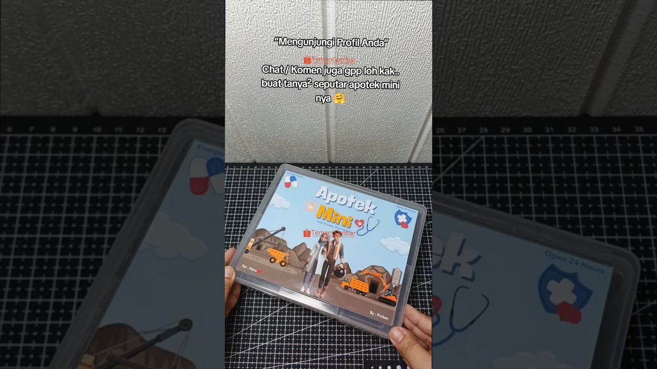 GIFT IDEA MINI PHARMACY 