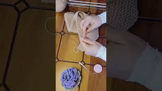 örgü boyunluk yapımı 01 #diy #handmade #knittig #gift #scarf