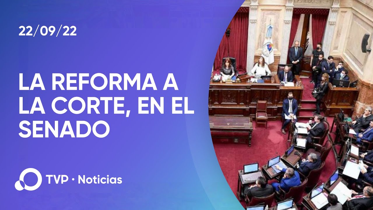 Sesión en el senado por la reforma de la Corte Suprema - YouTube