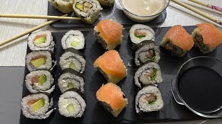 Sushi fatto in casa طريقة ساهلة لتحضير السوشي في البيت suchi