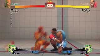Balrog Option Select vs Dhalsim