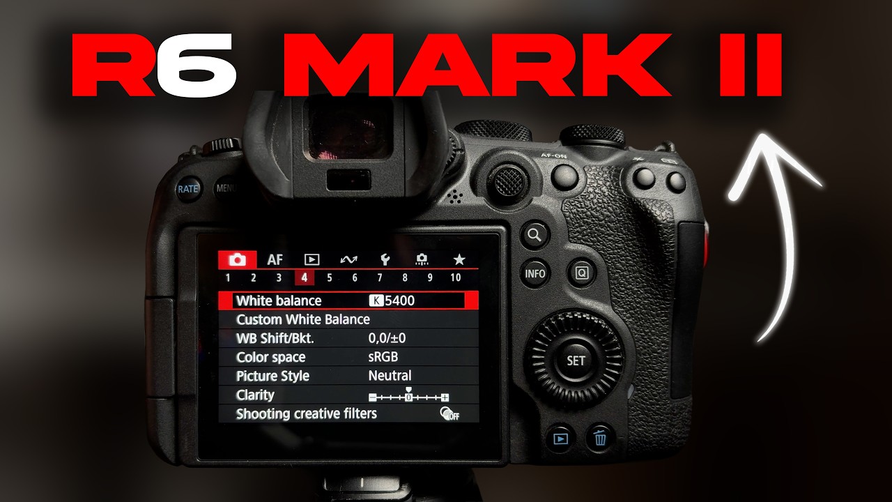 Canon R6 Mark II: Best Photo Settings - YouTube