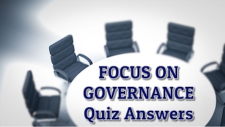 Focus on Governance - Quiz Answers screenshot 5