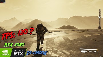 Starfield Performance on RTX 3080 | I5-13600K #starfield