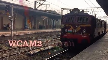 Onboard Pragati Express Lonavala to Karjat Through Famous Bhor Ghat Pune Mumbai Section