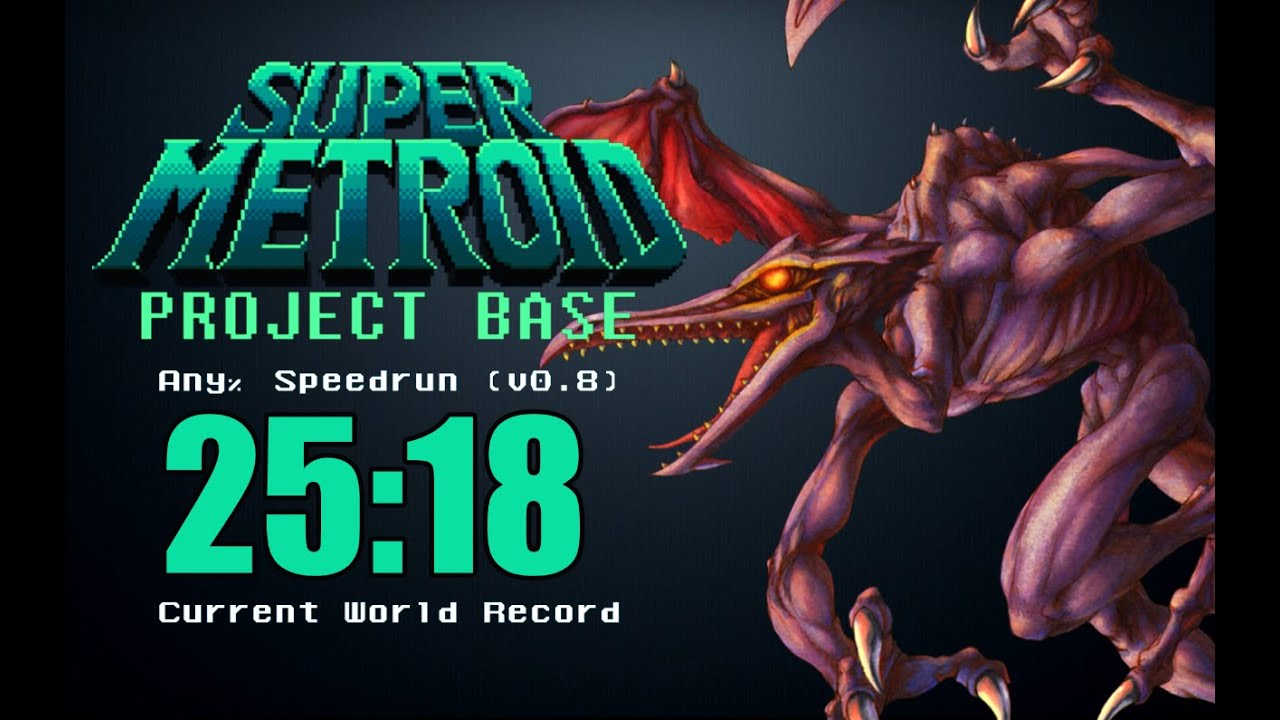 Super Metroid: Project Base v0.8 Any% Speedrun in 