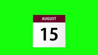 August month calendar