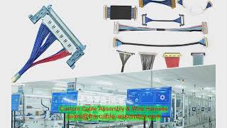 Hsg 43645-0400 Mx3.0-4P To Semi-Stripped Wire And Ring Grounding Collar LVDS Cable Assembly