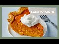 The easiest and quickest sweet potato pie recipe a slice of heaven on a plate