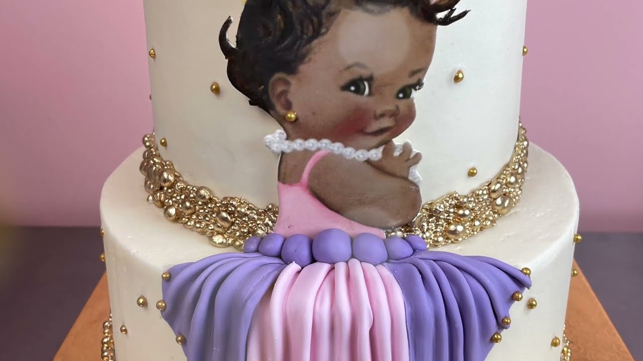 The Philly Cake Lady Makes an Afro Puff Baby Shower Cake YouTube