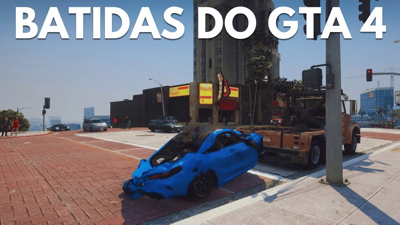 FÍSICA DAS BATIDAS DO GTA 4 PARA GTA 5! GTA IV Vehicle Damage Handling ...