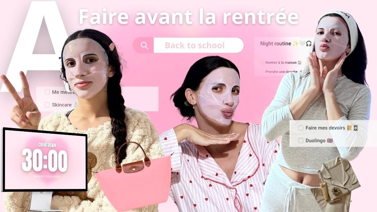 10 choses à faire avant la rentrée [ on vous motive les girls ] 