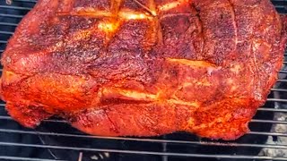 Smoking A Pork Butt On A Lazy Saturday | No Talking