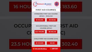 Our First Aid Courses -