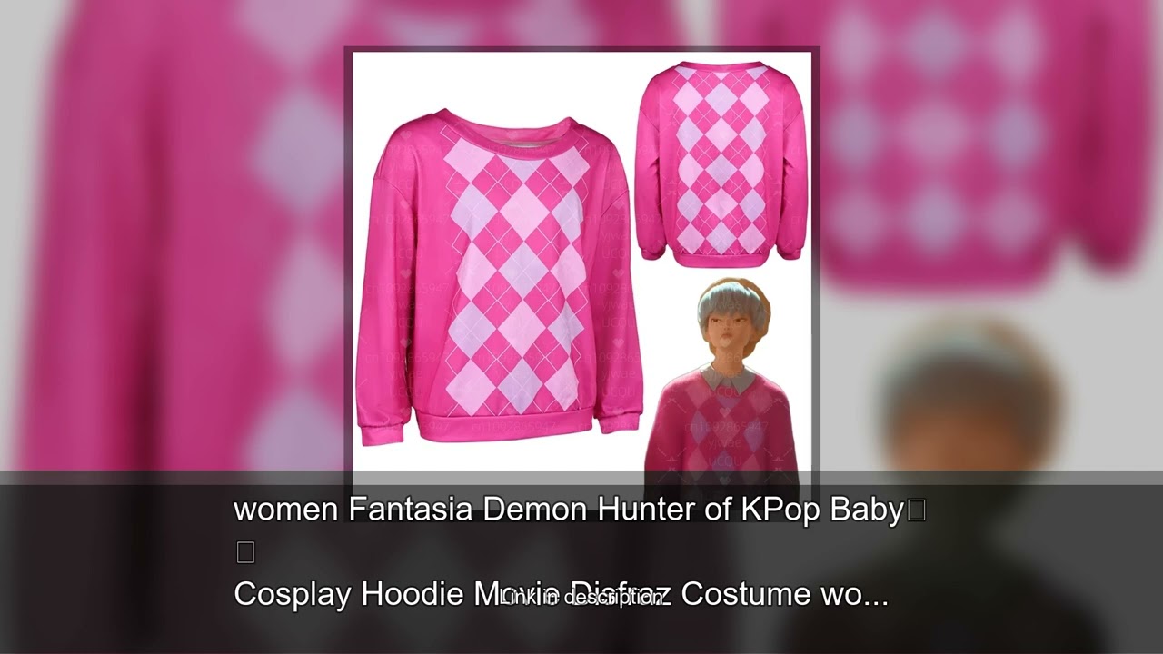 women Fantasia Demon Hunter of KPop Baby Cosplay Hoodie Movie Disfraz Costume women Fantasy Hal