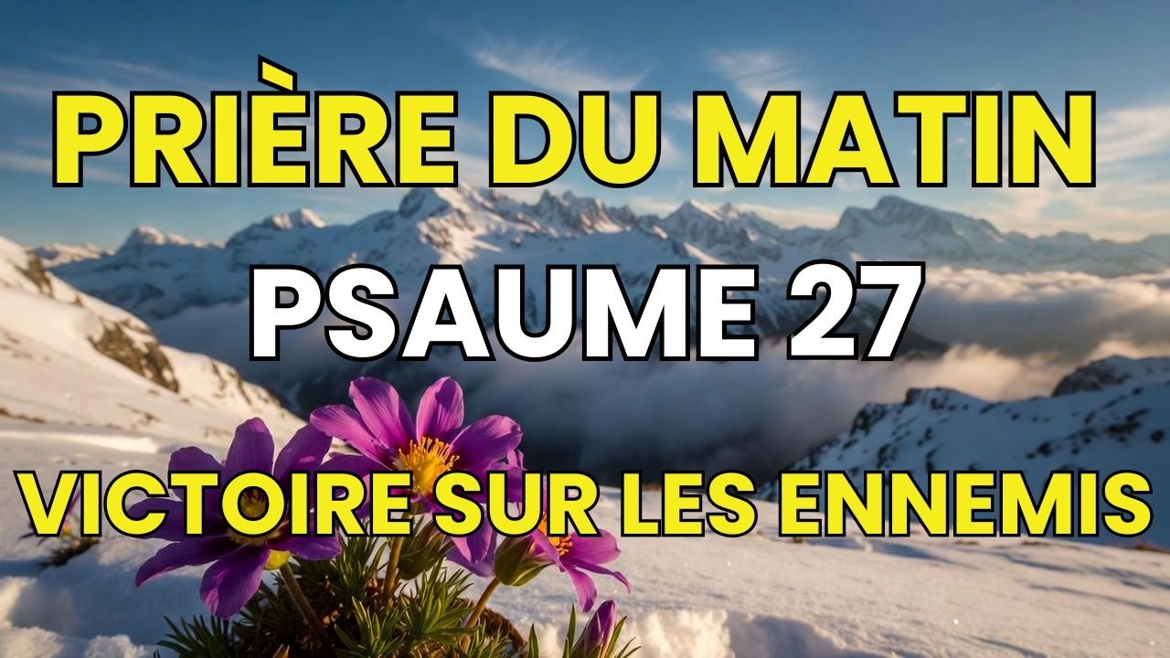 PRIÈRE DU MATIN — Psaume 27 pour Vaincre les Ennemis et Recevoir la Protection de Dieu