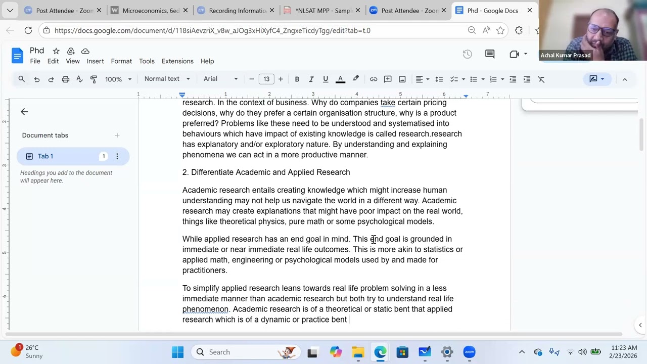 PhD Program Interview/Doctoral Orientation Interview Questions #phd_iim