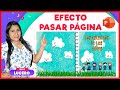 📖 EFECTO PASAR PÁGINA en Power Point | 📒 Simular libro o cuento abierto | Miss Lucero