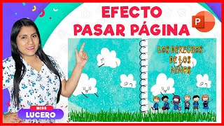 EFECTO PASAR PÁGINA en Power Point |  Simular libro o cuento abierto | Miss Lucero