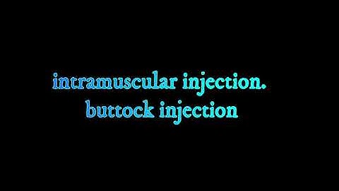 im injection buttock How to Give an IM Intramuscular Injection Ventrogluteal Buttock Muscle