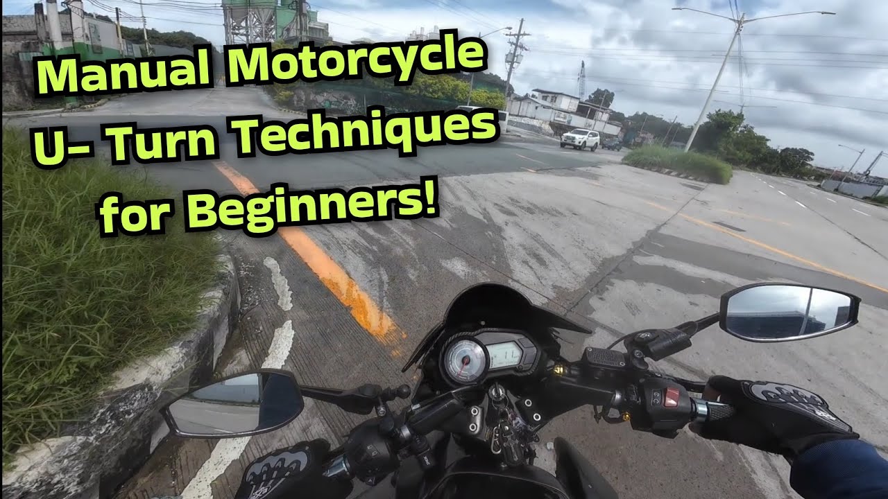 Beginner Tips | Manual Motorcycle U-Turn technique | Paano mag U-turn sa manual motorcycle
