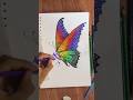 how to dry butterfly with colour pencil / colour pencils drawing #viral #shortsvedio please like ❤️🥰