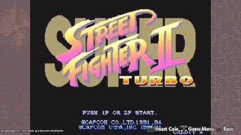 Ryu Super Street Fighter II: Turbo X GM Challenge Capcom Arcade Stadium PS4 20231023211854