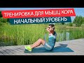 Мышцы кора комплекс в домашних условиях. Начальный уровень.