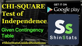 Chi-square Test of Independence | ShinStats