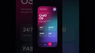 Neural Chat UI in flutter 💬                                #flutter #flutterdev #uidesign #shorts