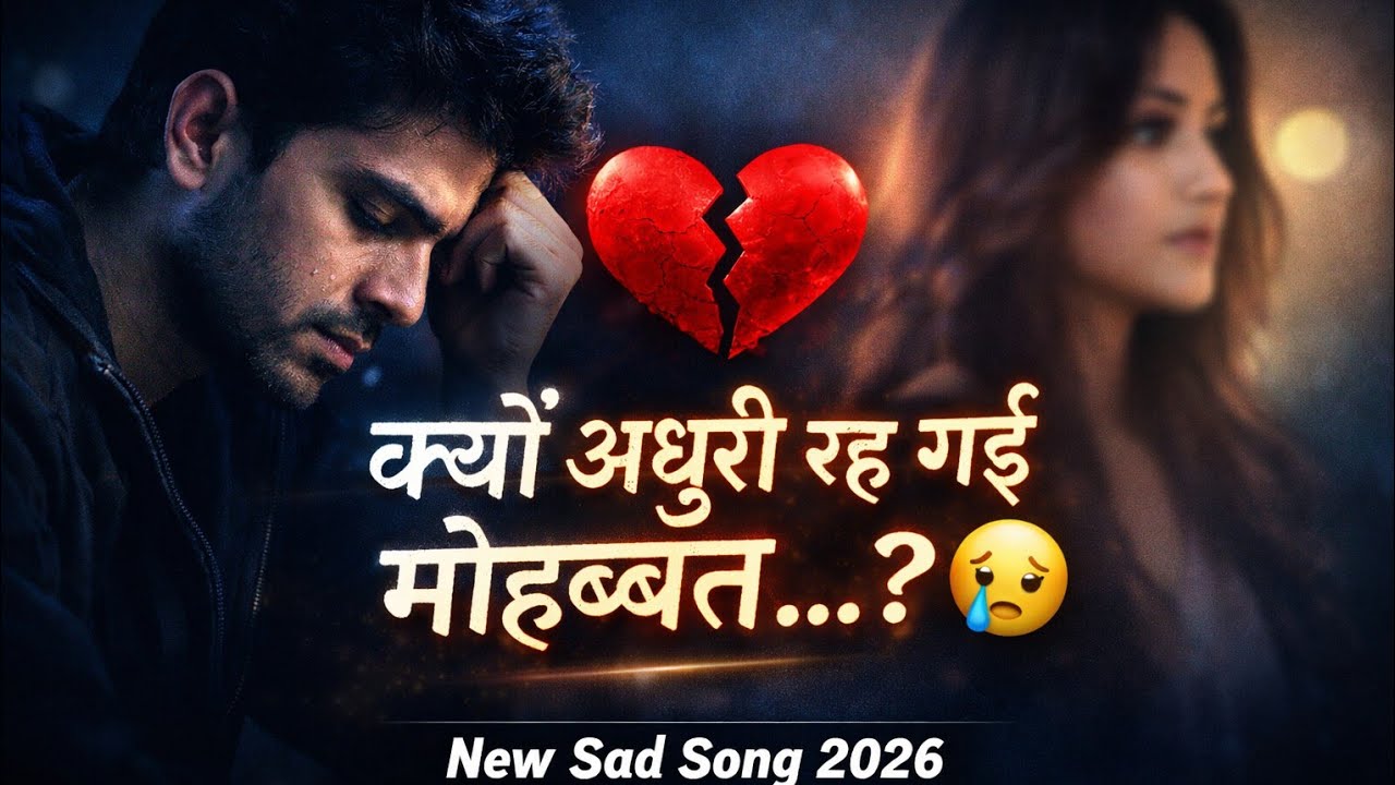 क्यों अधूरी रह गई मोहब्बत…? 💔 | New Sad Song 2026 | Heart Touching Love Story Song