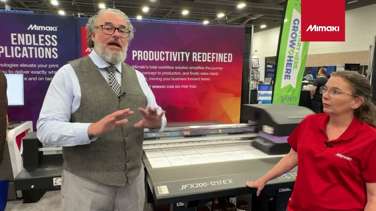 Braille Signage & the New Mimaki Mighty Mini JFX200 1213EX - YouTube