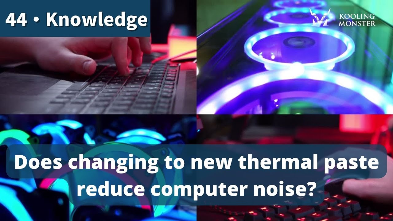 Does Changing to New Thermal Paste Reduce Computer Noise? - YouTube