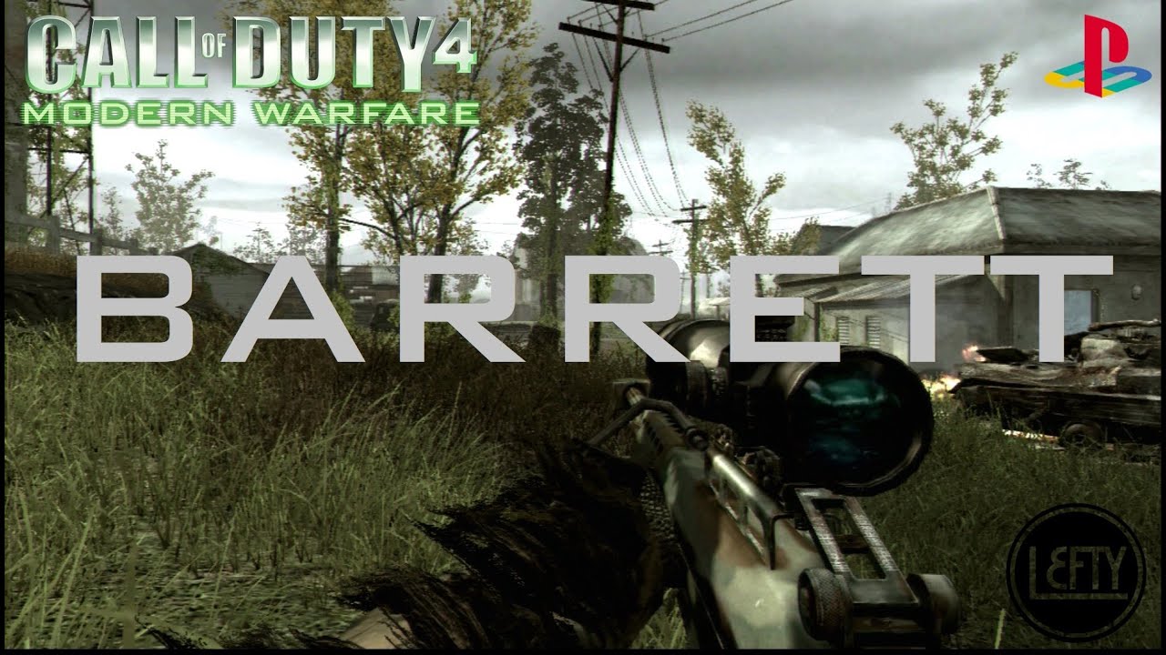 Barrett .50cal | Call of Duty 4: Modern Warfare Multiplayer