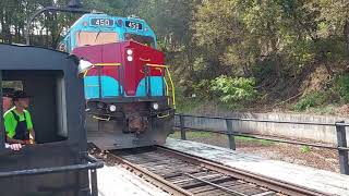 Awesome Turntable Action on the Western Maryland Scenic Railway