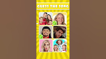 Thumbnail of Guess YouTuber Songs | Royalty Family, Rebecca Zamolo, Brent Rivera, Jazzy #shorts #song #quiz #fun