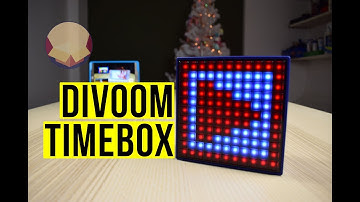 Divoom Timebox : Pixel art Bluetooth Speaker Unboxing and Review
