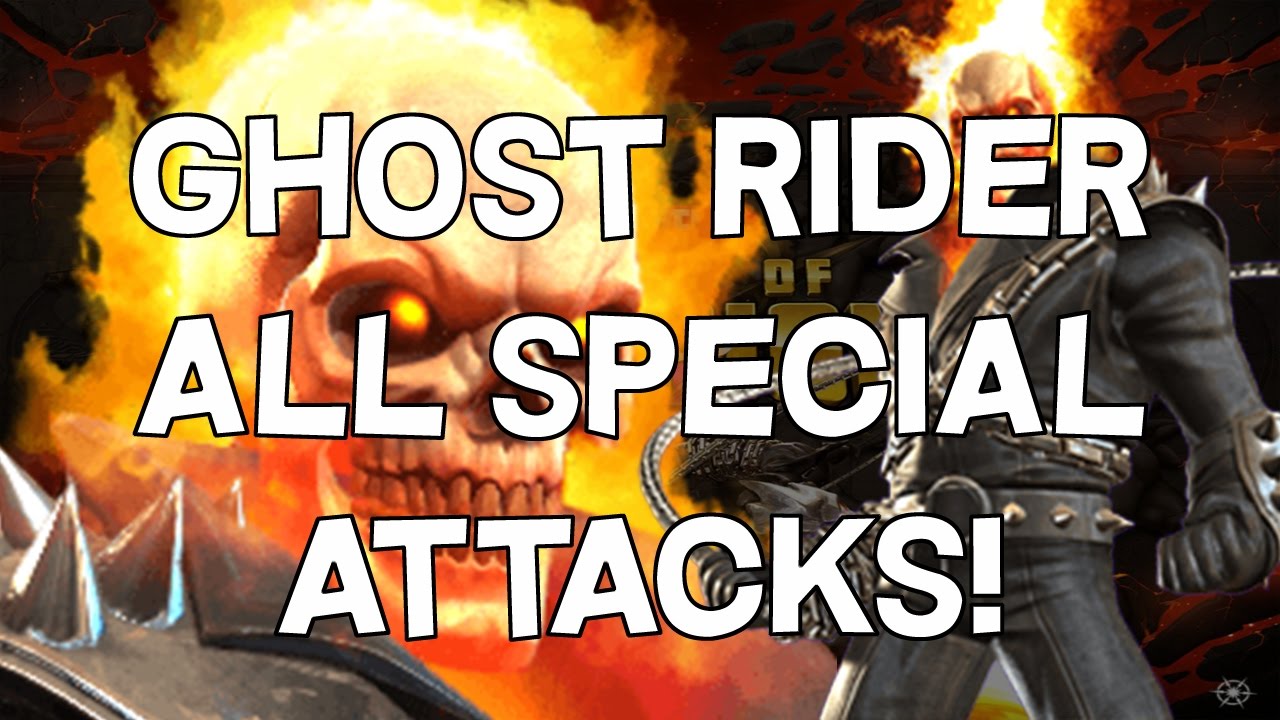 Ghost Rider Gameplay - All Special Attacks (SP1, SP2 and SP3) - Marvel ...