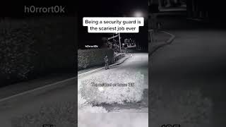SECURITY GUARD TALKS TO A GHOST!!🥶🥶🥶 #horror #subscribe