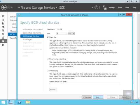 20412 Demo6 Configuring An iSCSI Target