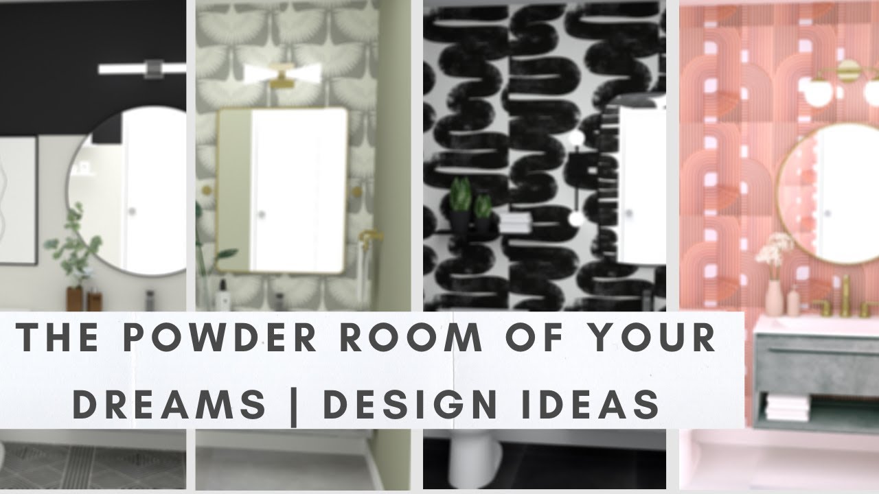Powder Room Design Ideas | Go Crazy - YouTube