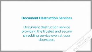 On Site Shredding Service