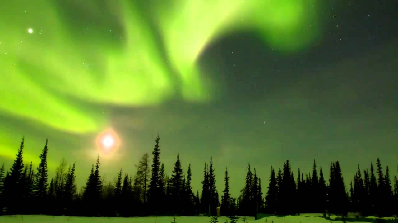 Northern Lights Timelapse Churchill Manitoba Canada Aurora Borealis